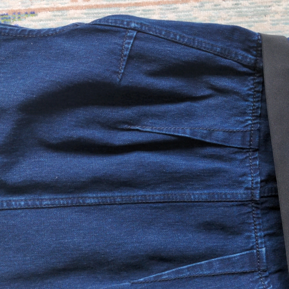 Lanvin/Acne Collab Denim Flare Dress Sz Fr 42 (XL) - Picture 5 of 12